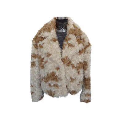 Жіноча куртка з коміром зі штучного хутра